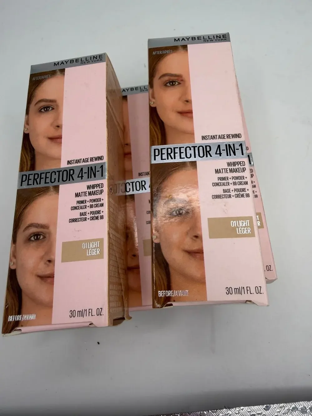 Maybelline Instant Age Rewind Perfector 4-in-1 01 Light Whipped Matte Makeup